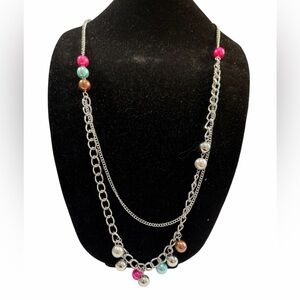 🩷5/$10 Paparazzi Elegant Multicolor Beaded Necklace